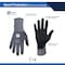 Ge Coated Gloves, Foam Nitrile, Gray, L 1 PR GG217LC - alternate 2